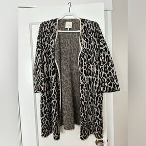 Joie leopard print sweater. Lightly worn.